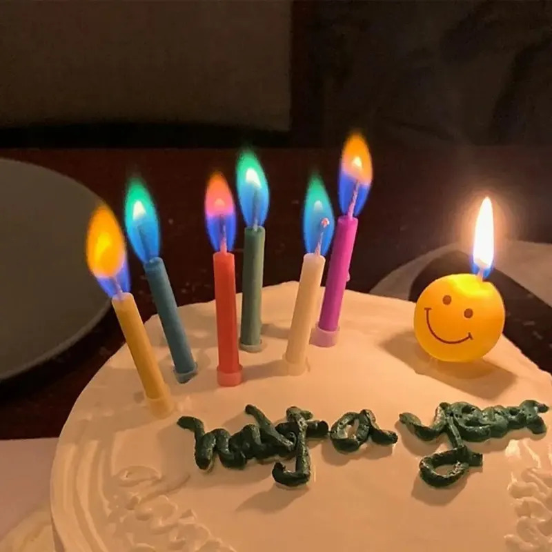 Candle Surprise - Velas de chama coloridas multicoloridas, pacote