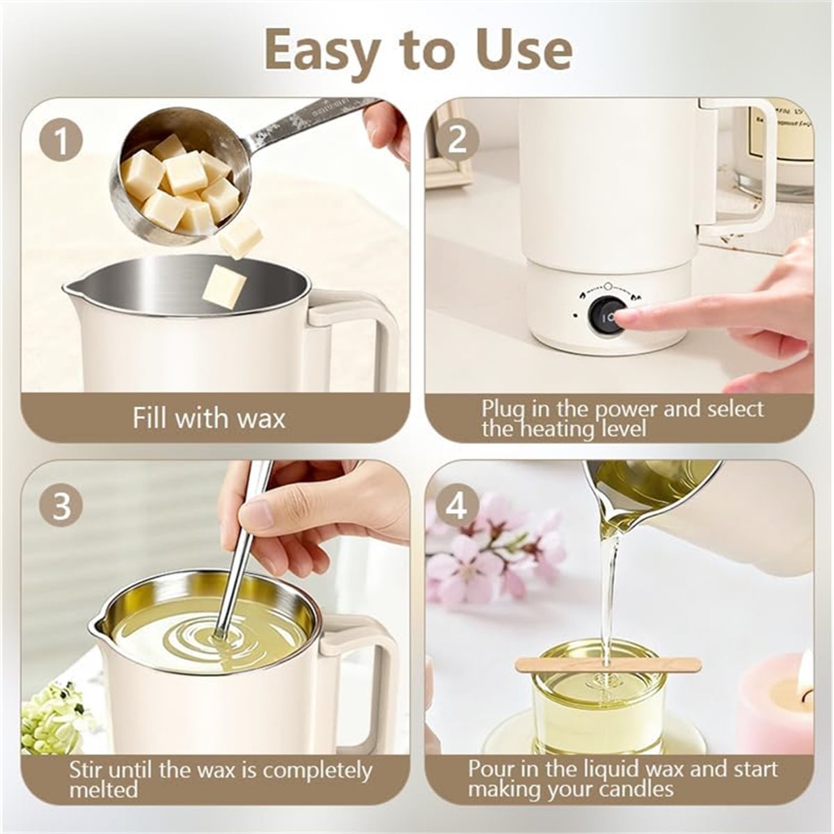Novo Kit de Panela Elétrica pa - Candle Supplies Uk avaliação e preço
