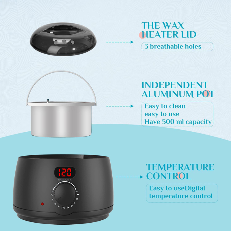 Novo Aquecedor de Cera 500ml 2 - Wax Melting Pot avaliação e preço